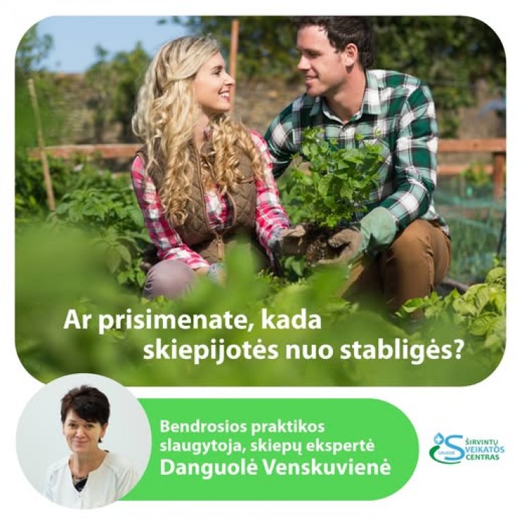 Ar prisimenate kada skiepijotės nuo stabligės?