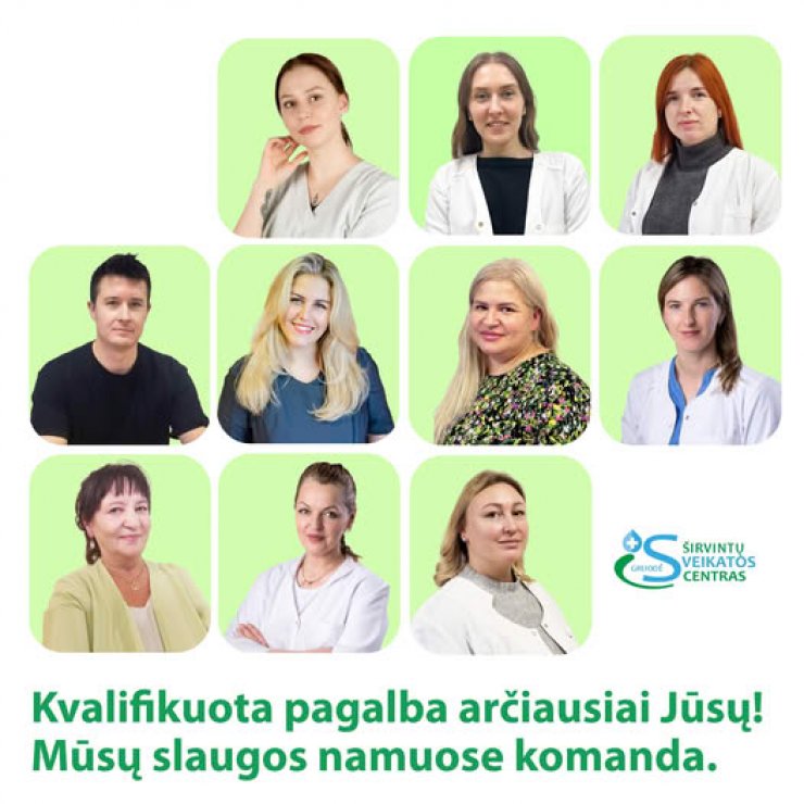 Kvalifikuota pagalba arčiausiai Jūsų! Mūsų slaugos namuose komanda
