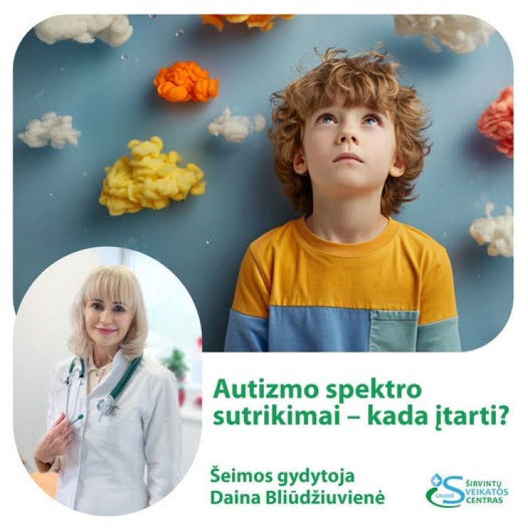 Autizmo spektro sutrikimai - kada įtarti? 