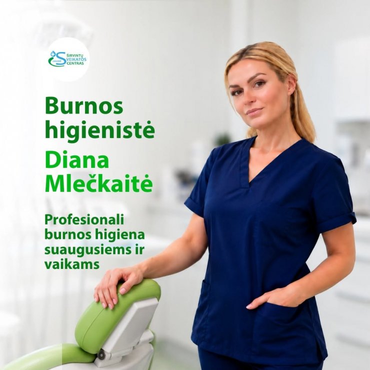 Profesionali burnos higiena suaugusiems ir vaikams